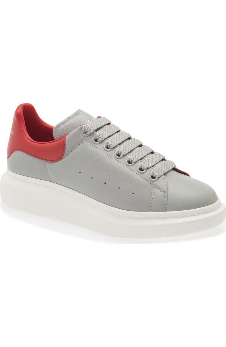 McQueen Oversize Sneaker, Main, color, Lead