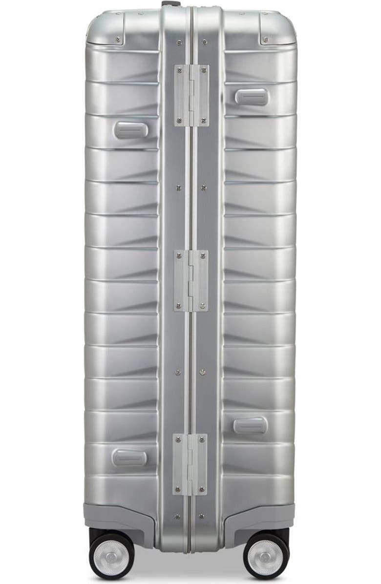 Samsonite Proxis Aluminum Large Hardside TSA Friendly Spinner, Alternate, color, Aluminum Silver