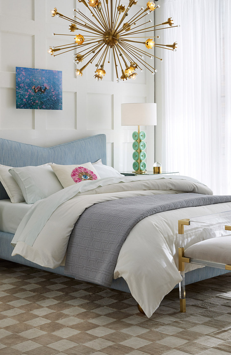 Jonathan Adler Petals Beaded Pillow, Alternate, color, 