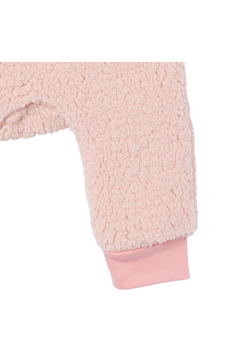 Modern Moments<sup>™</sup> by Gerber Microfleece Drop Shoulder Top & Pant Set, Alternate, color, Light Pink