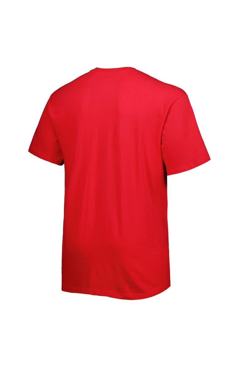 PROFILE Men's Red LA Clippers Big & Tall Heart & Soul T-Shirt, Alternate, color, Red