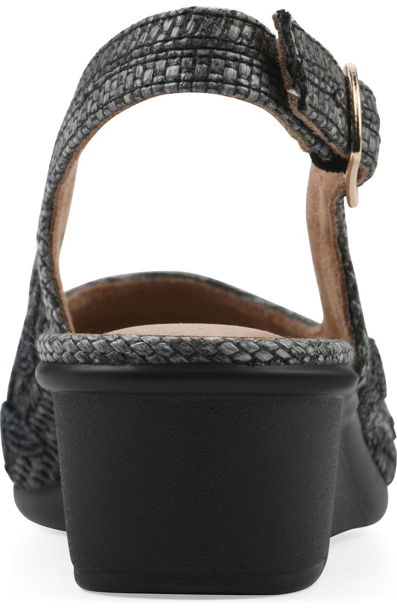 CLIFFS BY WHITE MOUNTAIN Borris Slingback Wedge, Alternate, color,