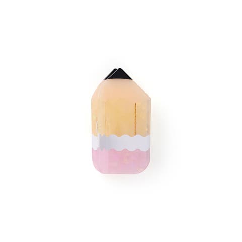 Packed Party Best in Class Pencil Novelty Hair Claw Clip - Pearlized Glossy Pencil-Shaped Hair Accessory for Students and Teachers, 2.25x3.75 Inch