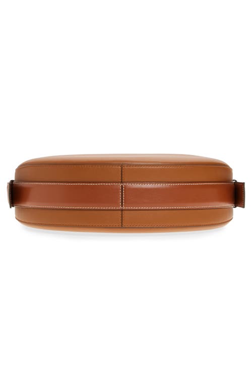 Shop Victoria Beckham Dia Leather Hobo Bag In Light Tan