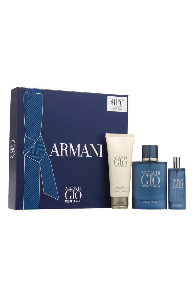 ARMANI beauty Acqua di Giò Profondo Eau de Parfum Set, Alternate, color, 