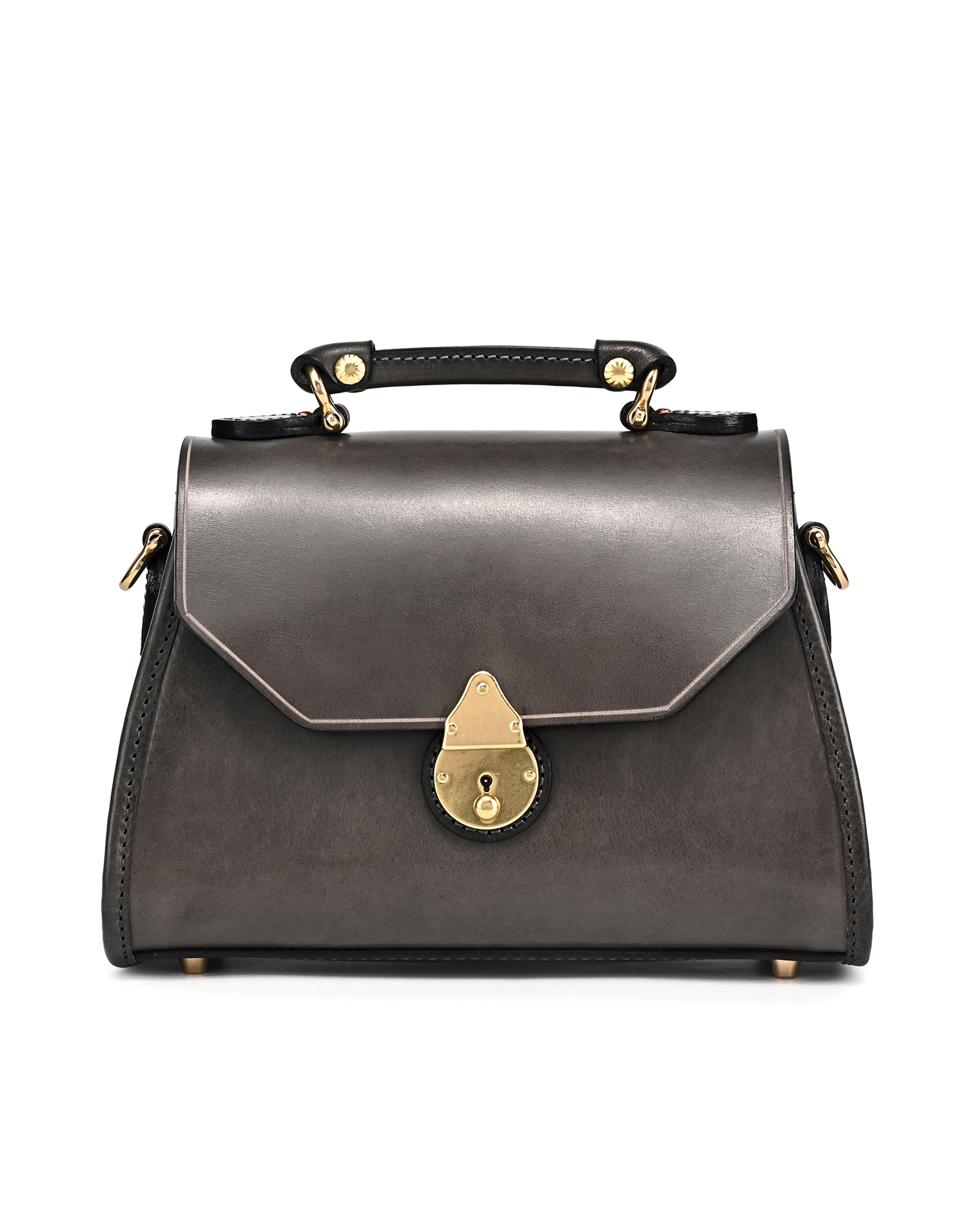 OLD TREND Laurel Genuine Leather Classic Everyday Satchel, Alternate, color, Grey