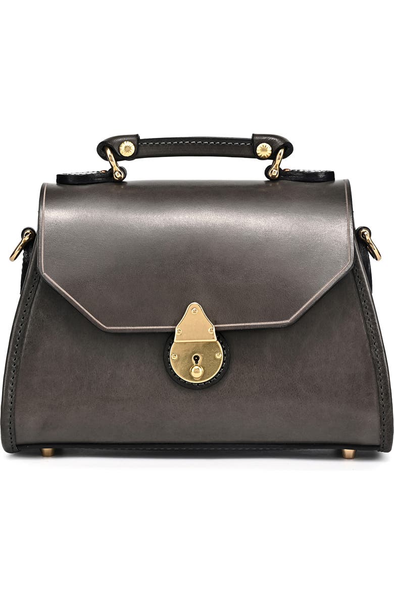 OLD TREND Laurel Genuine Leather Classic Everyday Satchel, Alternate, color, Grey
