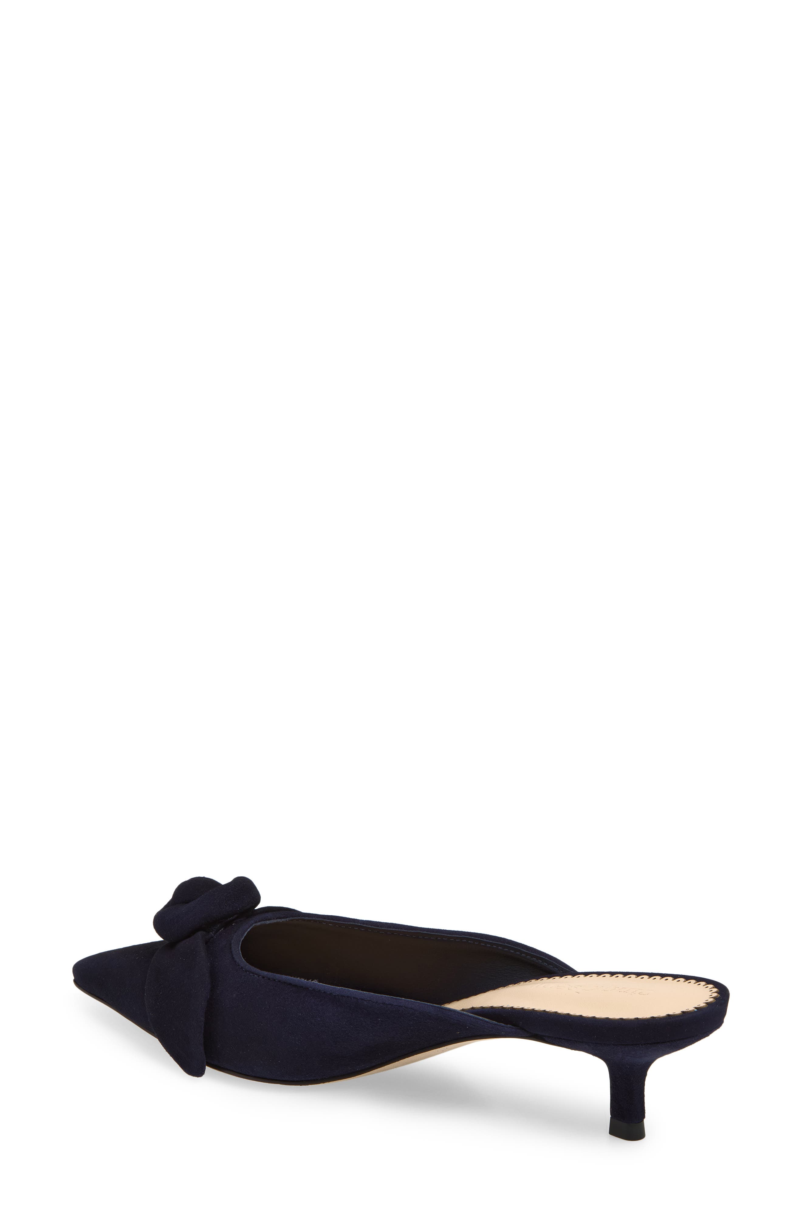 Layla Kitten Heel Mule, Alternate, color, NAVY