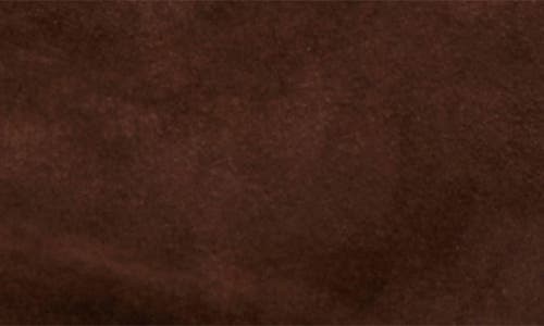 Little Liffner Moon Suede Top Handle Bag In Brown