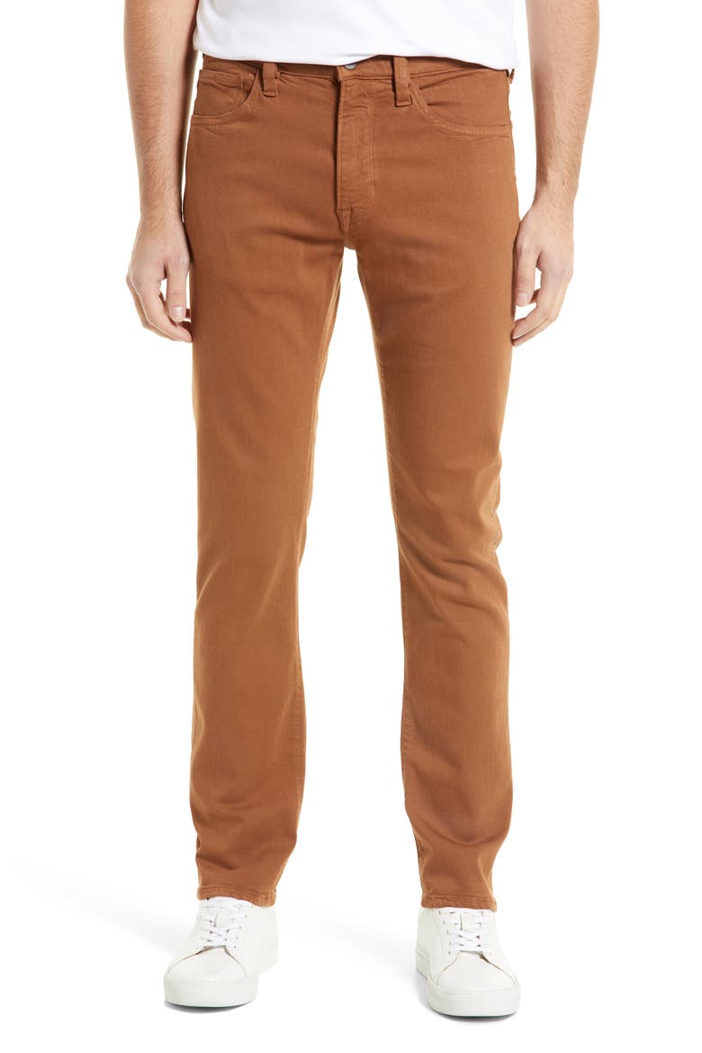 Courage Slim Straight Jeans, Main, color, TOFFEE COMFORT