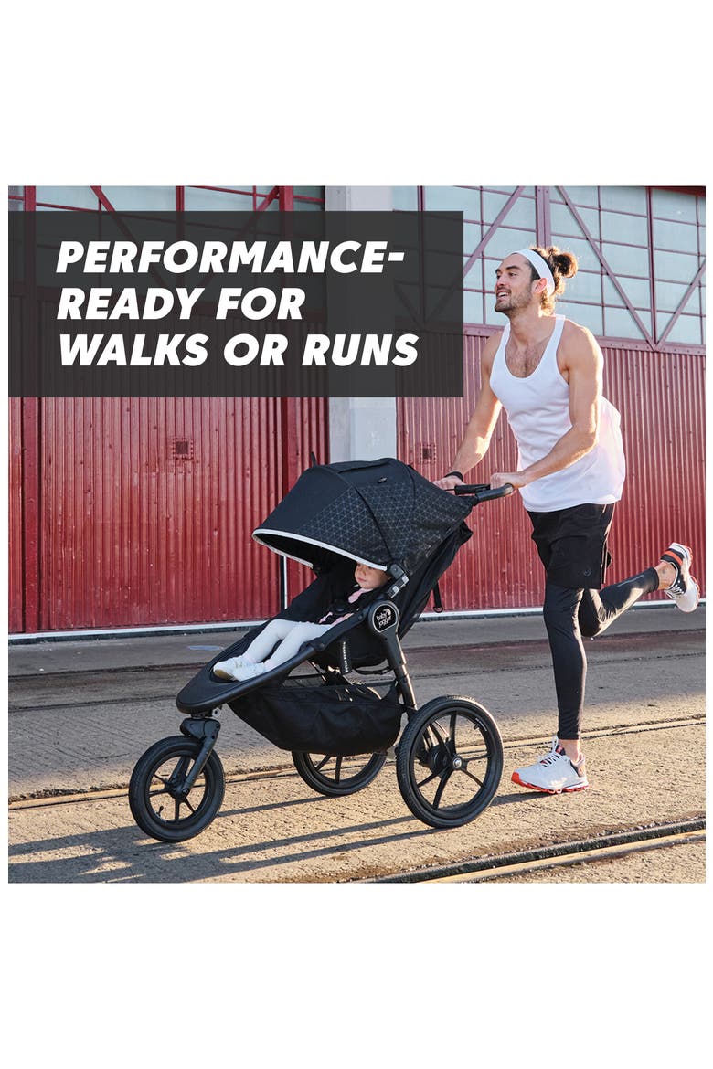 Summit™ X3 Single Jogging Stroller, Alternate, color, MIDNIGHT BLACK