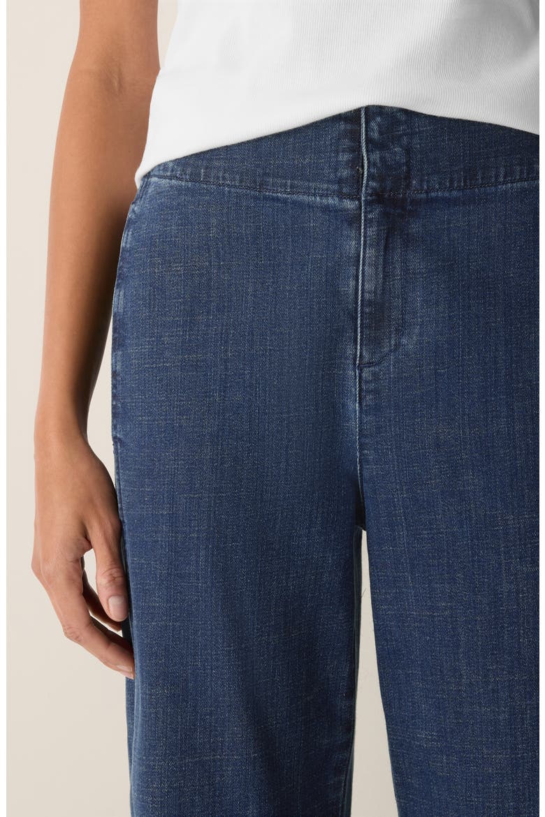 Wide Leg Denim Pants, Alternate, color, MEDIUM INDIGO