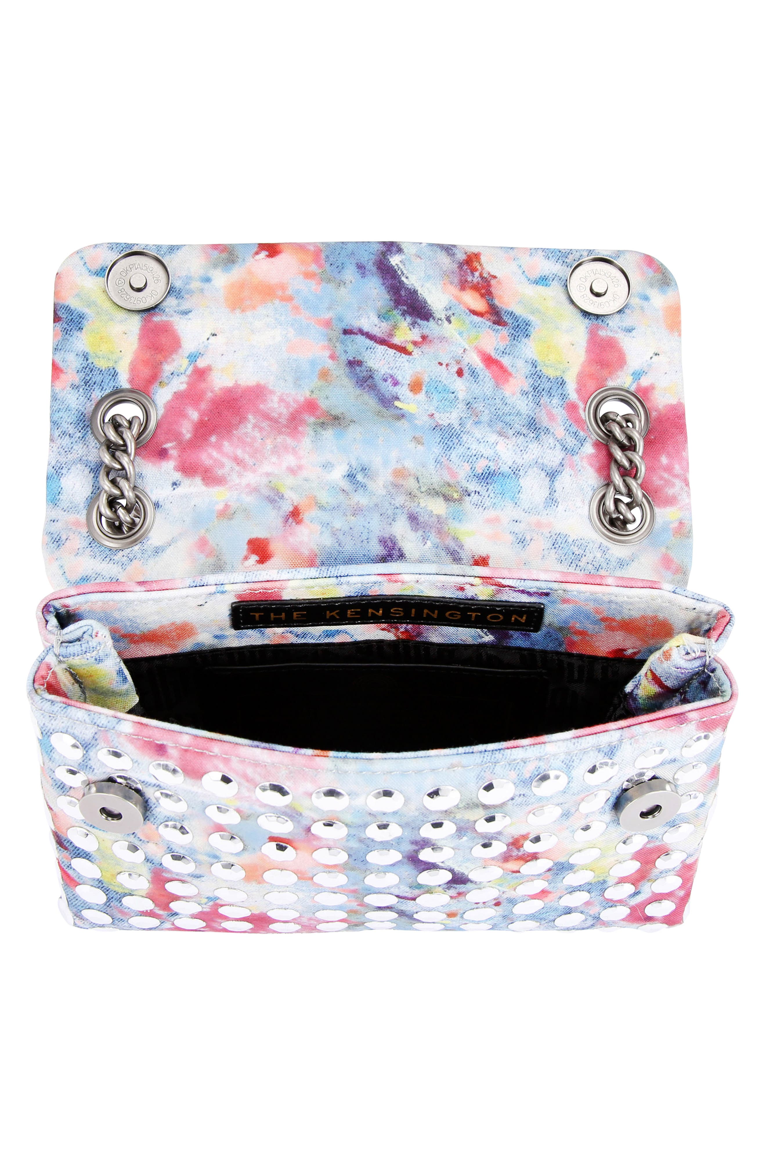 Kurt Geiger London Mini Kensington Sequin Fabric Convertible Crossbody Bag, Alternate, color, 