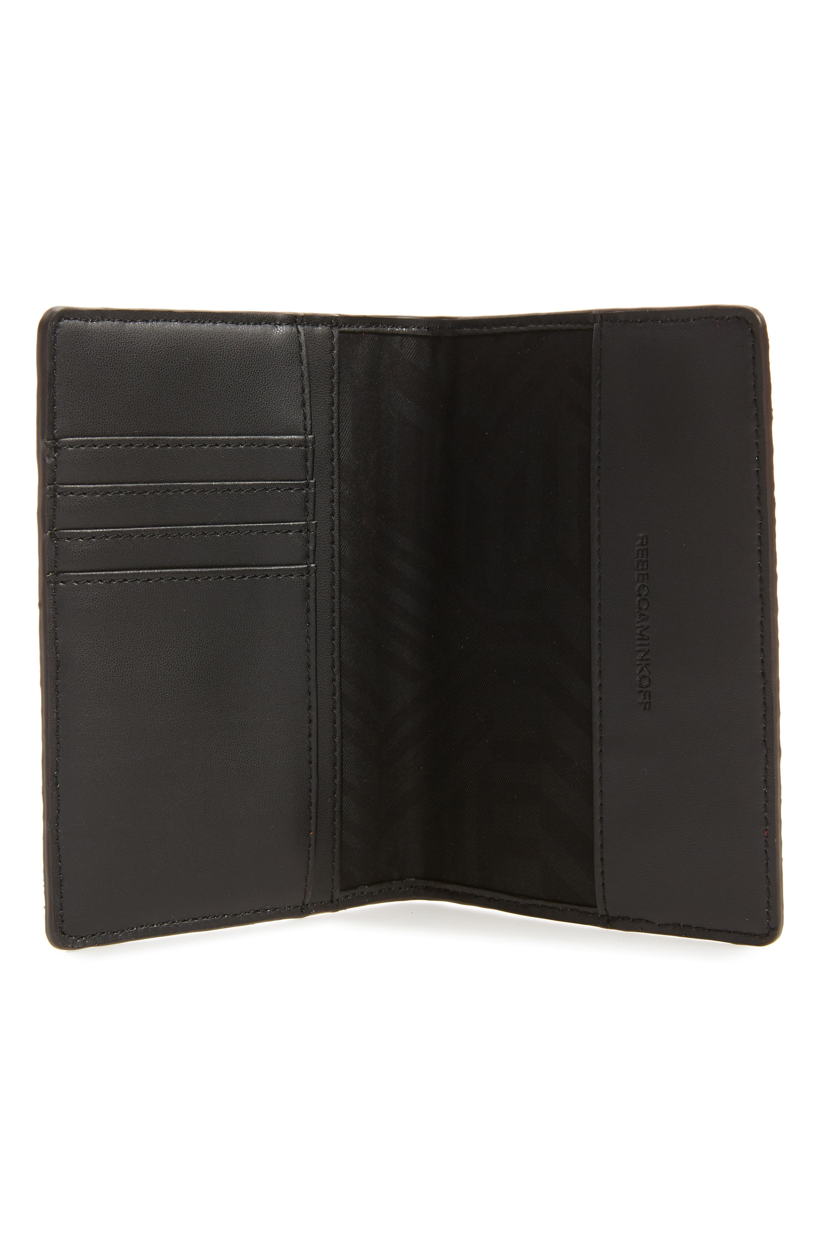 Rebecca Minkoff Glitter Passport Holder, Alternate, color, 