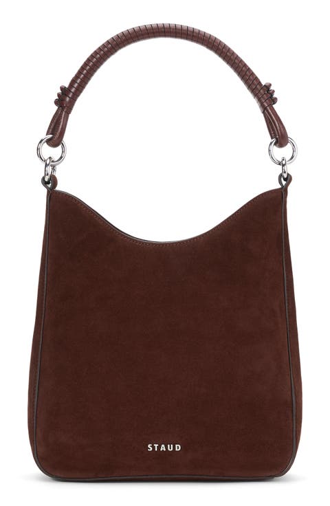 Mel Suede Shoulder Bag