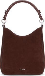 STAUD Mel Suede Shoulder Bag