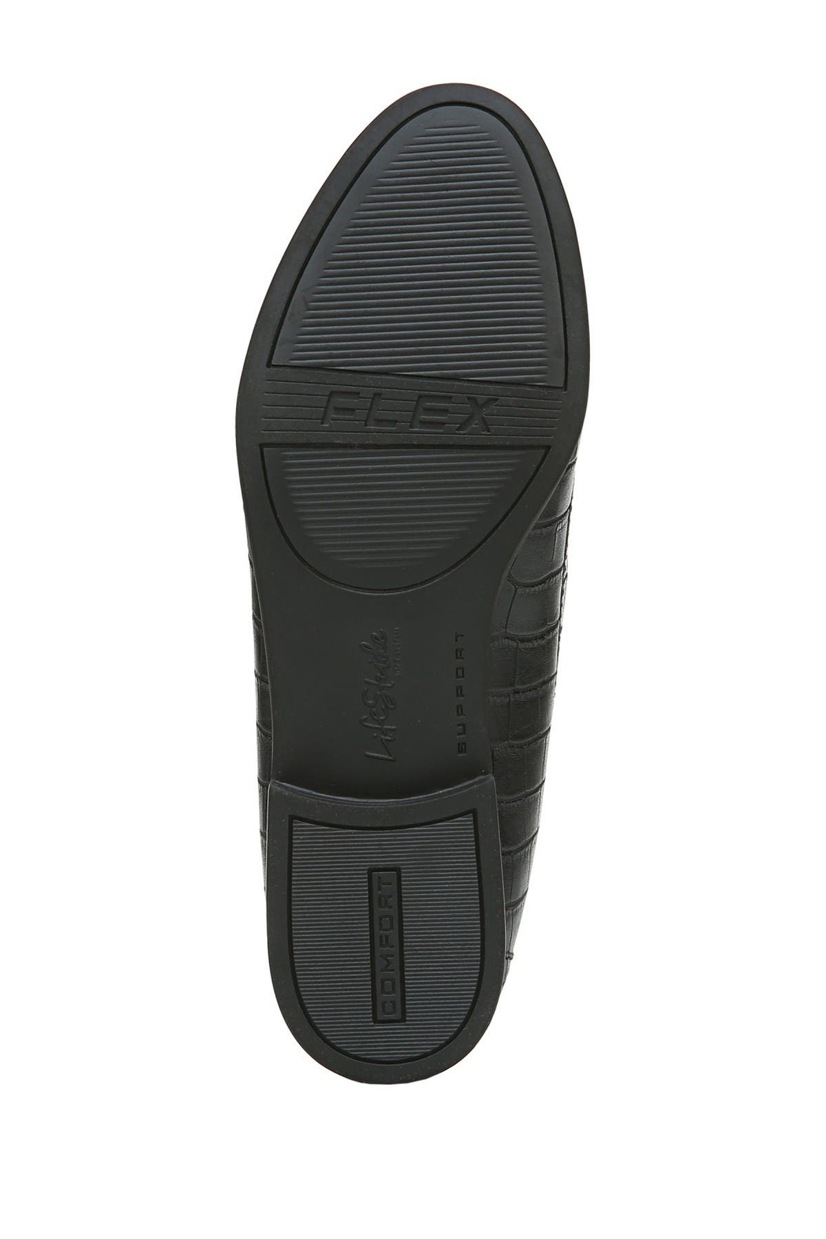 LifeStride Margot Croc Embossed Loafer - Wide Width Available, Alternate, color, 