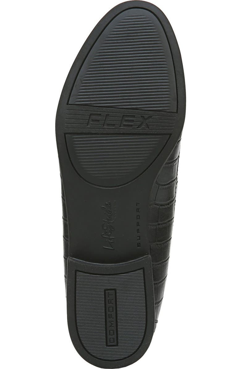 LifeStride Margot Croc Embossed Loafer - Wide Width Available, Alternate, color,