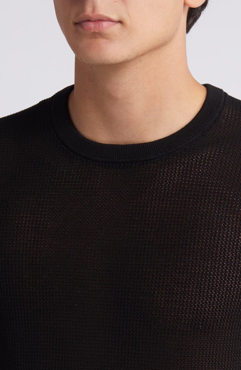 Theory Cairn Open Stitch Cotton Blend Sweater, Alternate, color,