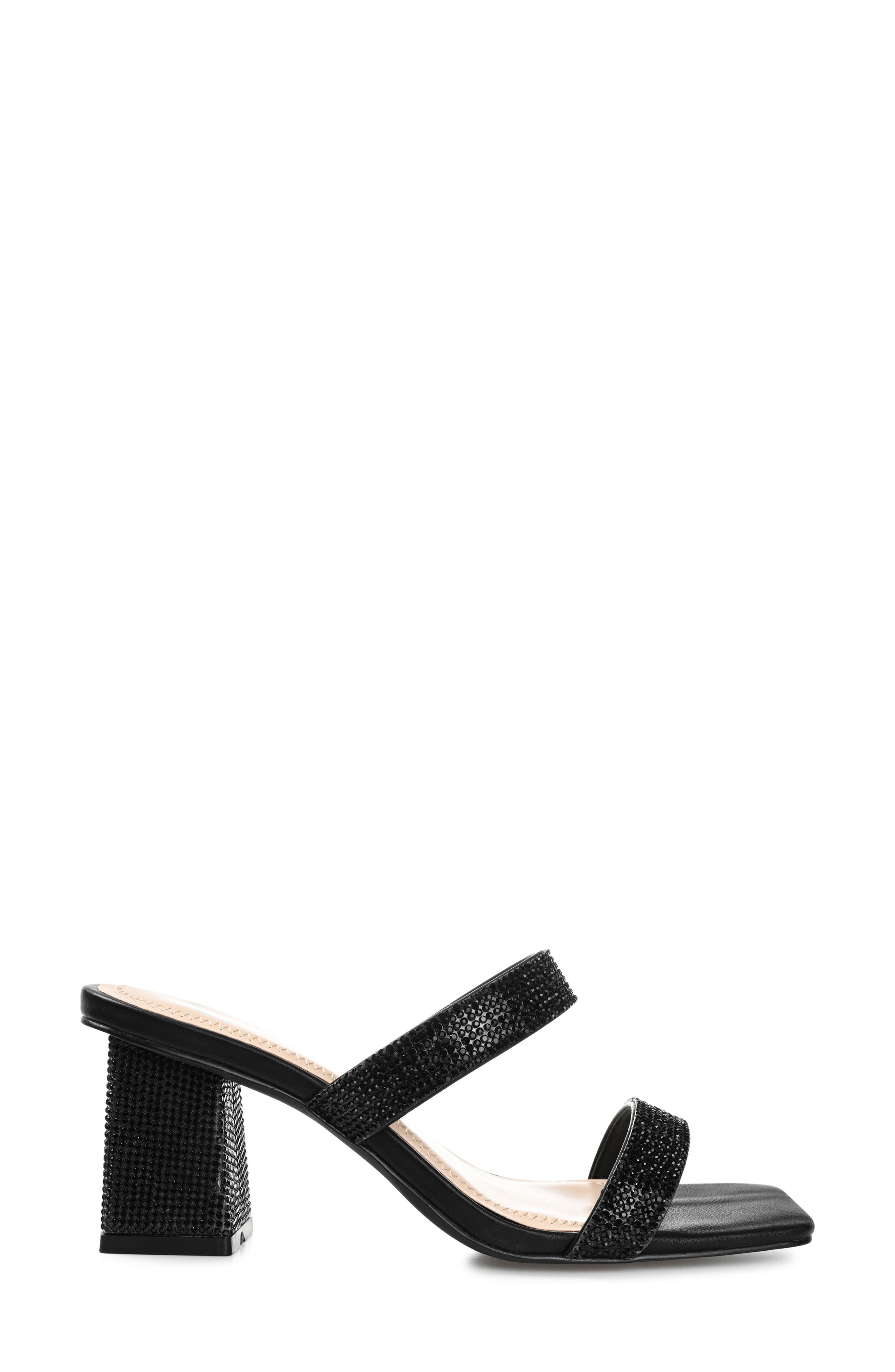 Shandee Heeled Sandal, Alternate, color, BLACK