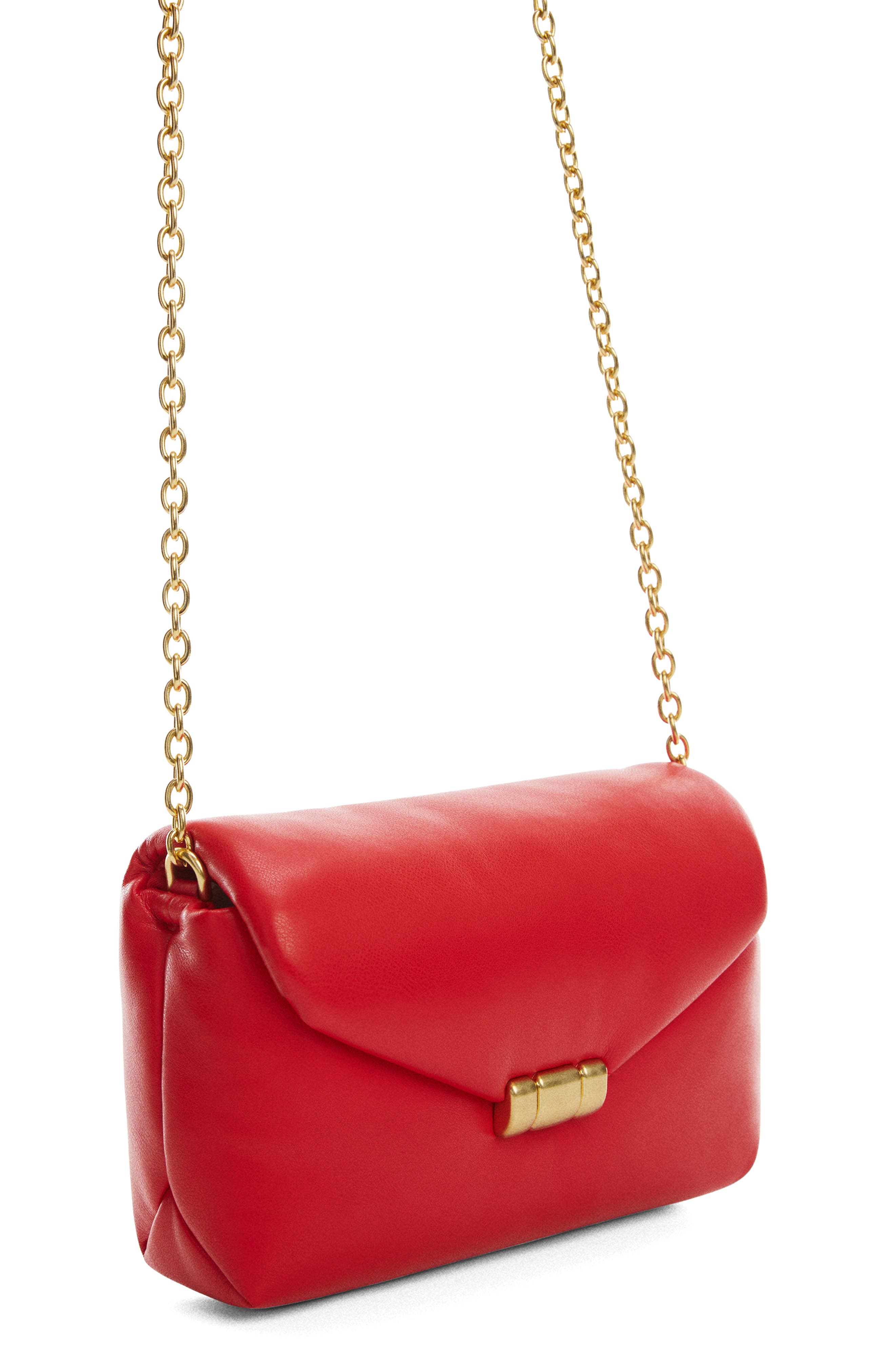 MANGO Envelope Faux Leather Crossbody Bag, Alternate, color, 