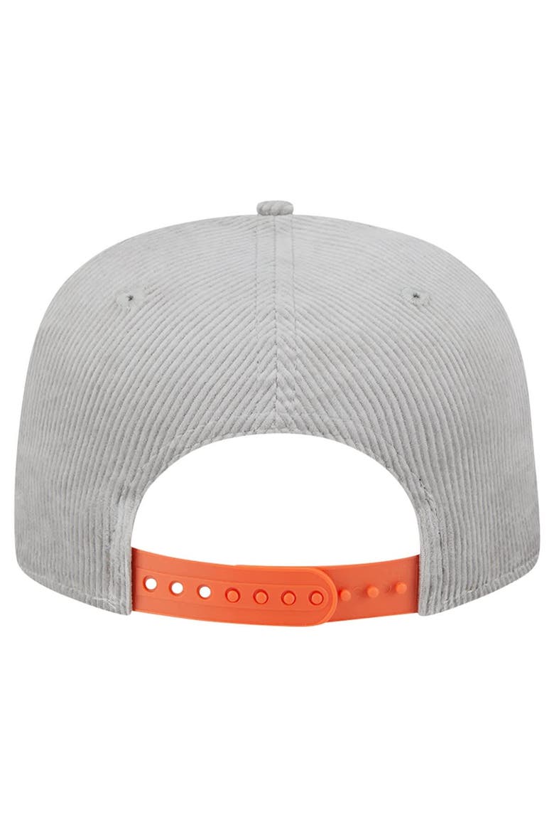 Men's New Era  Gray Miami Dolphins Corduroy Golfer Adjustable Hat, Alternate, color, Gray
