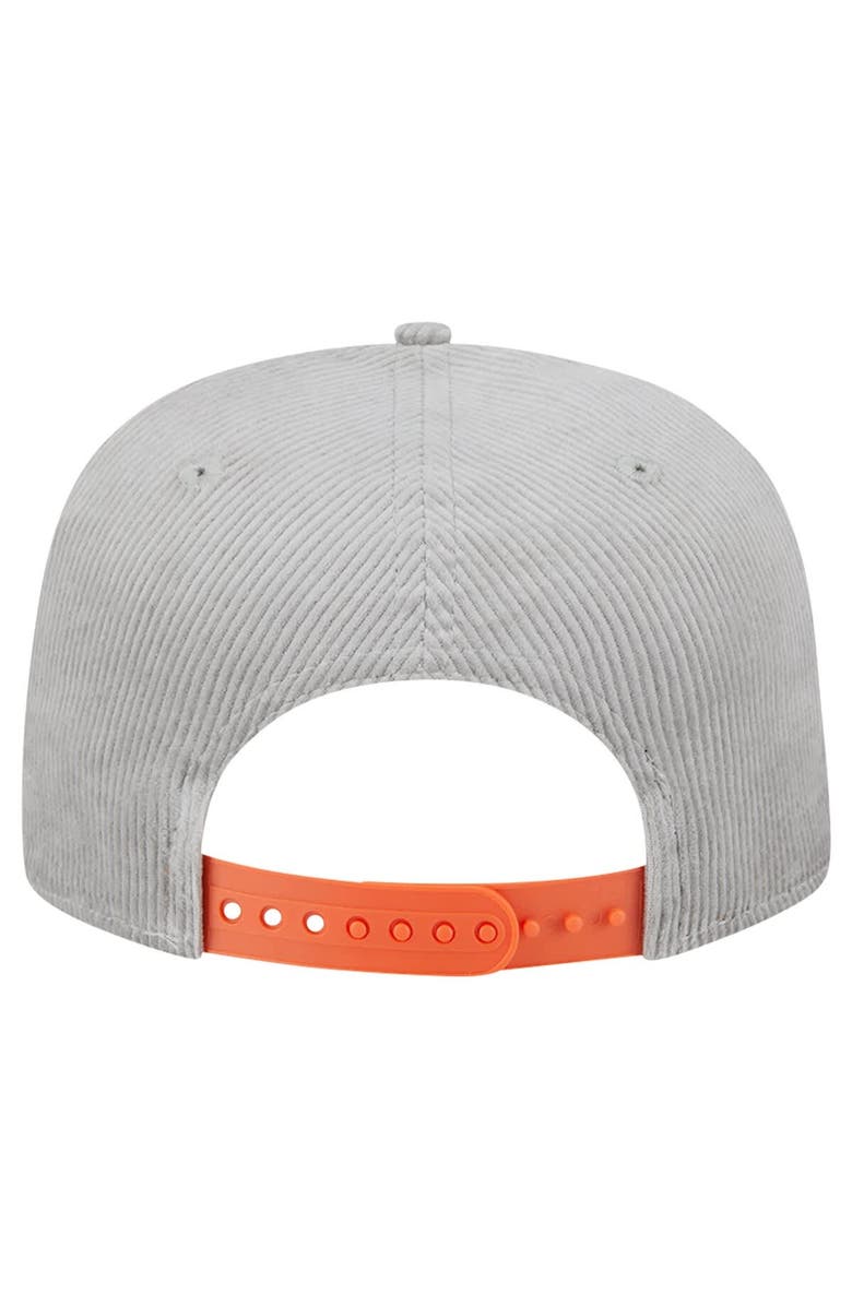 New Era Men's New Era Gray Miami Dolphins Corduroy Golfer Adjustable Hat, Alternate, color, Gray