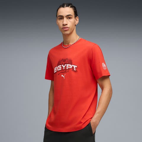 Men's Puma Red Egypt National Team ftblCulture T-Shirt