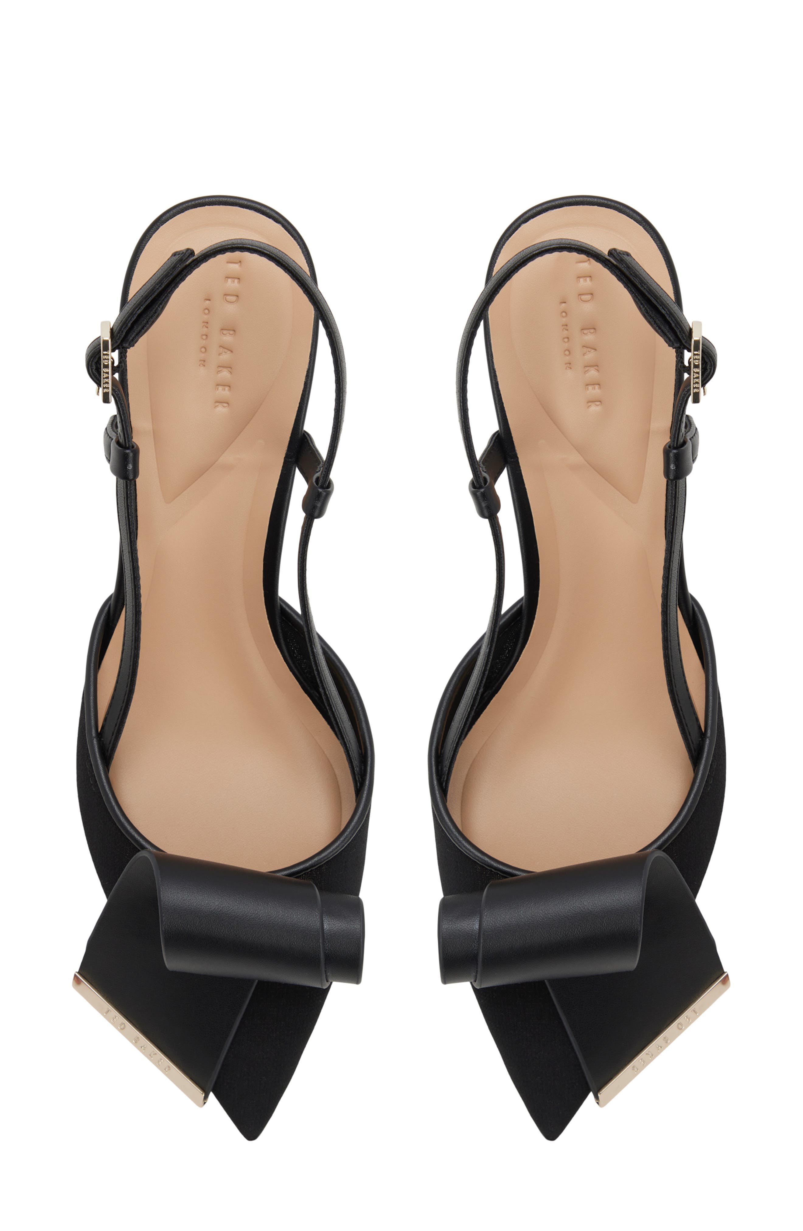 Romy Pointed Toe Slingback Pump, Alternate, color, OTHER BLACK