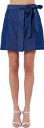 CIEBON Clo Belted Miniskirt