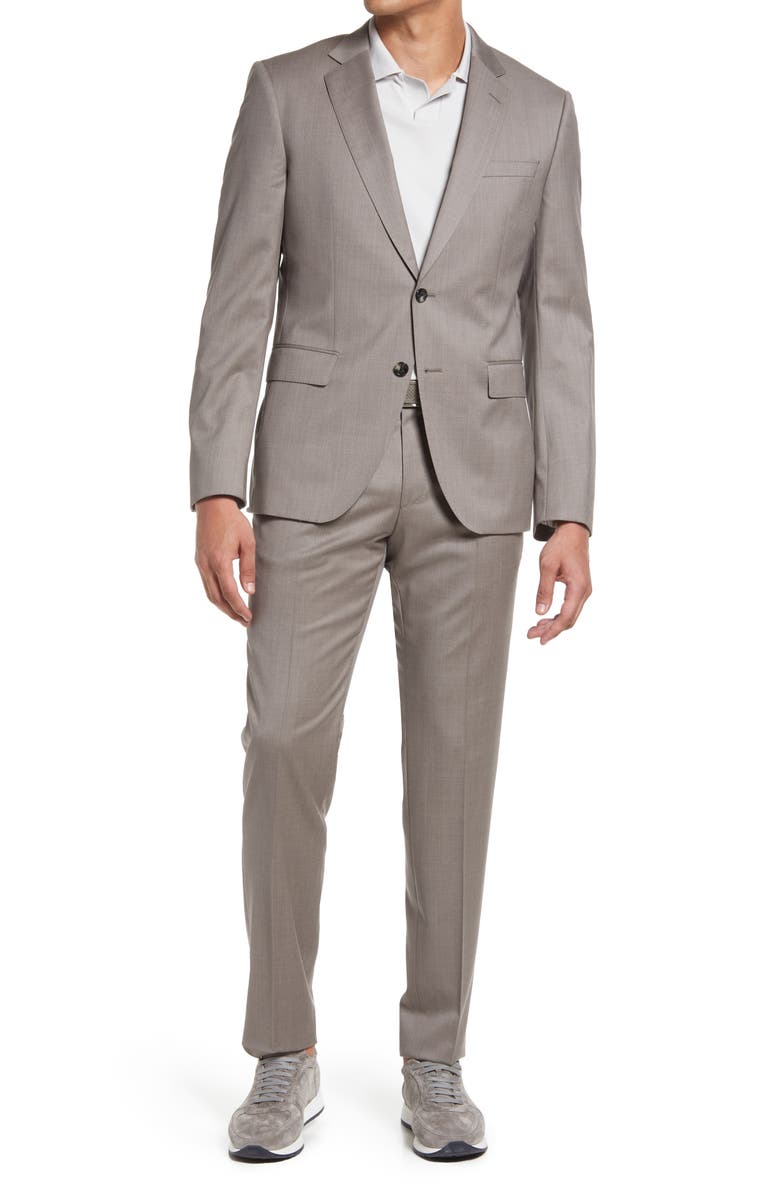 BOSS Hugo Wool Suit, Main, color, 