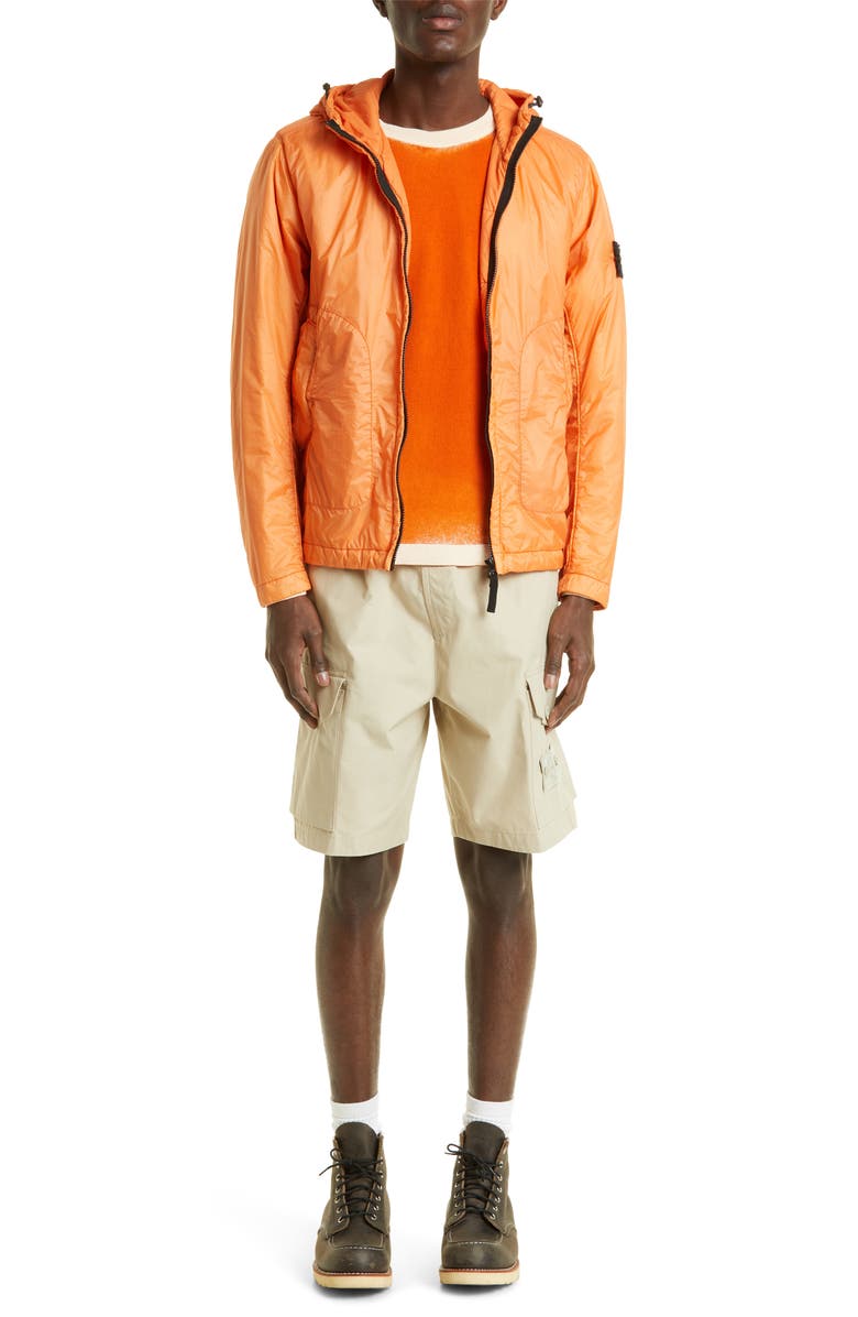 Stone Island Airbrush Cotton Crewneck Sweater, Alternate, color, 