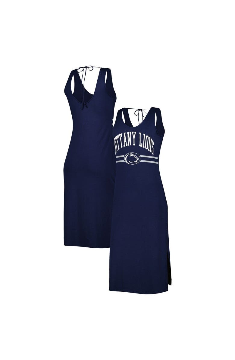 G-III 4HER BY CARL BANKS Women's G-III 4Her by Carl Banks Navy Penn State Nittany Lions Training V-Neck Maxi Dress, Main, color, 