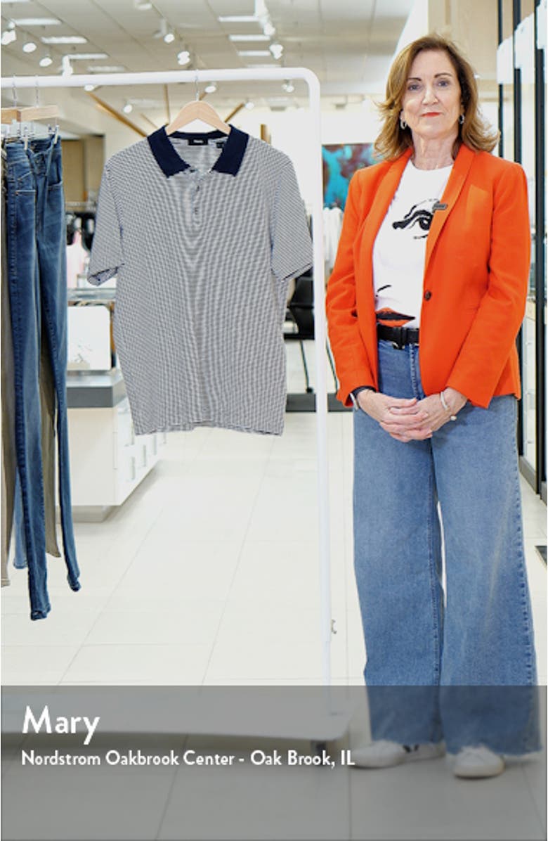 Bron D. Cosmos Stripe Cotton Polo, sales video thumbnail