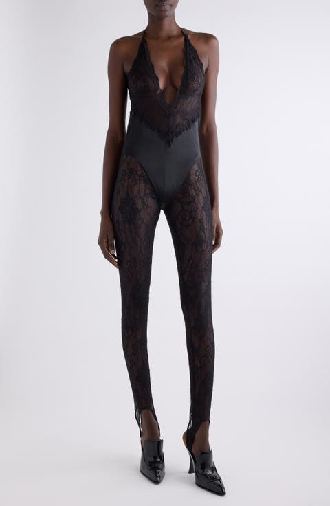 Chandelier Lace & Jersey Bodysuit