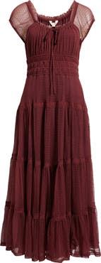 Lucky Brand Tulle Maxi Dress