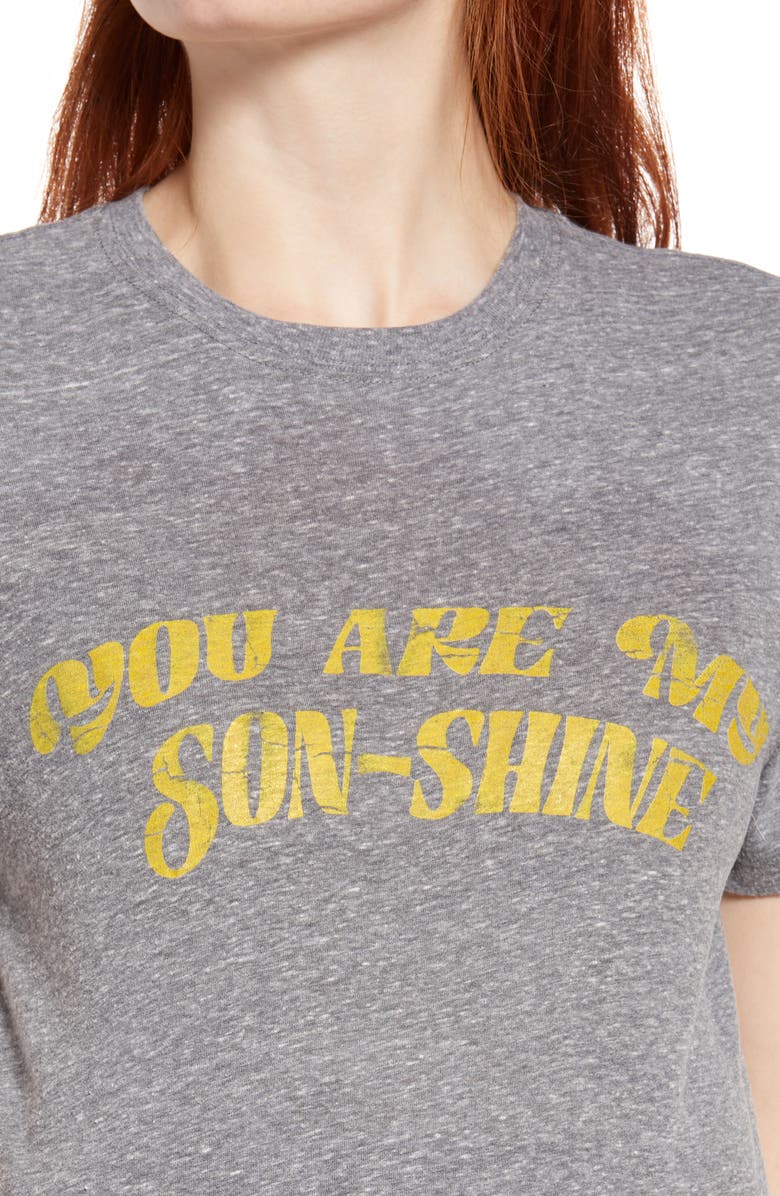 Bun Maternity You Are My Son-Shine Jersey Maternity/Nursing Graphic Tee, Alternate, color, 