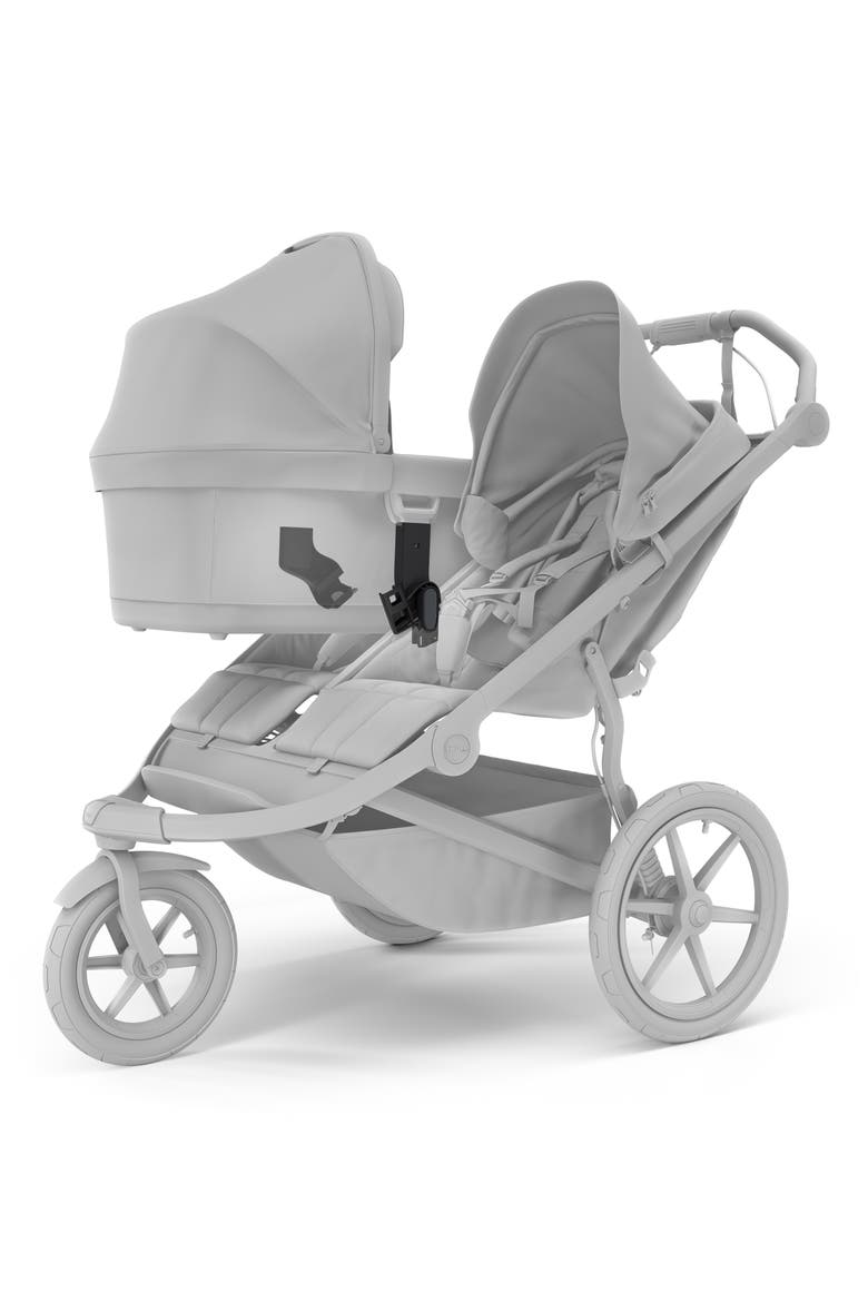 Adapters for Thule Urban Glide 3 Double Stroller to Thule Bassinet, Alternate, color, BLACK