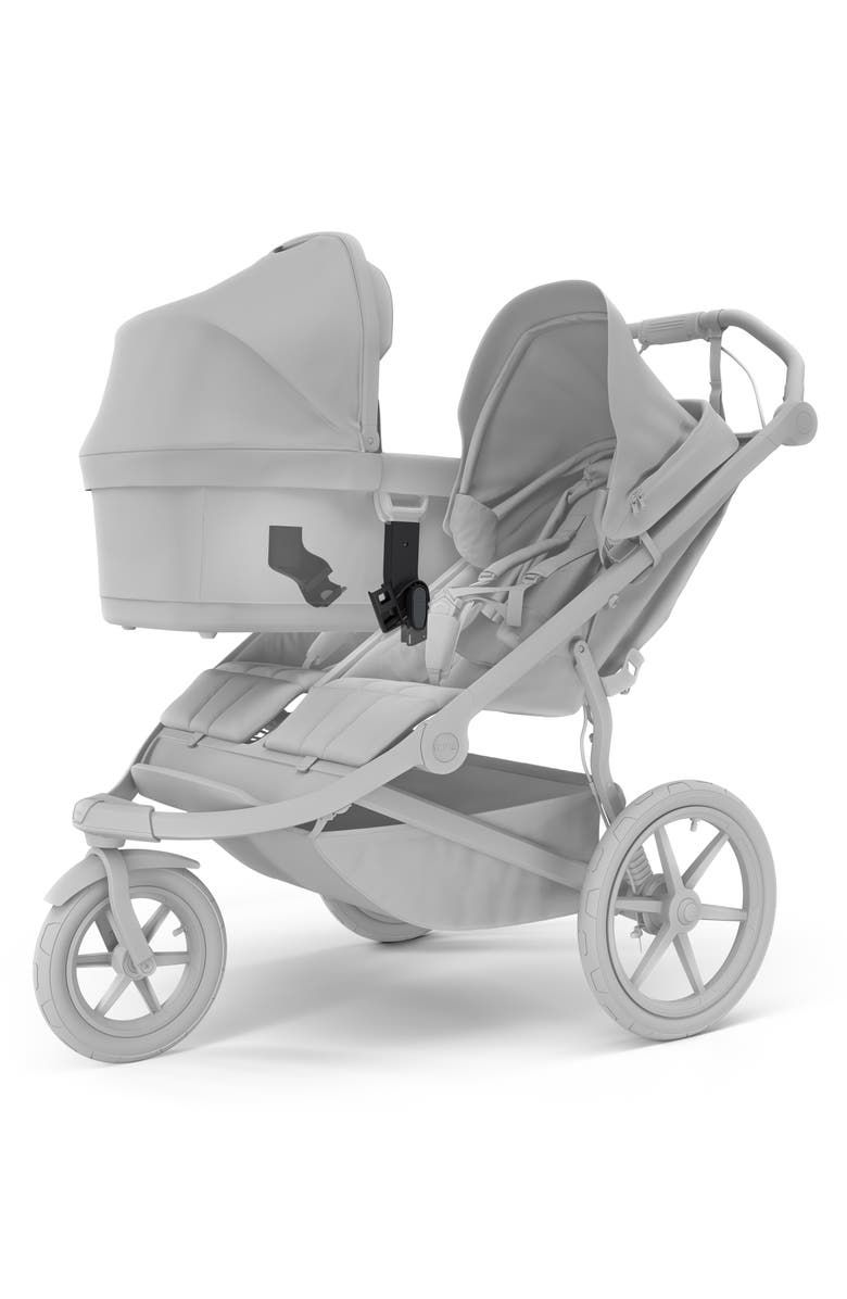 Thule Adapters for Thule Urban Glide 3 Double Stroller to Thule Bassinet, Alternate, color, Black