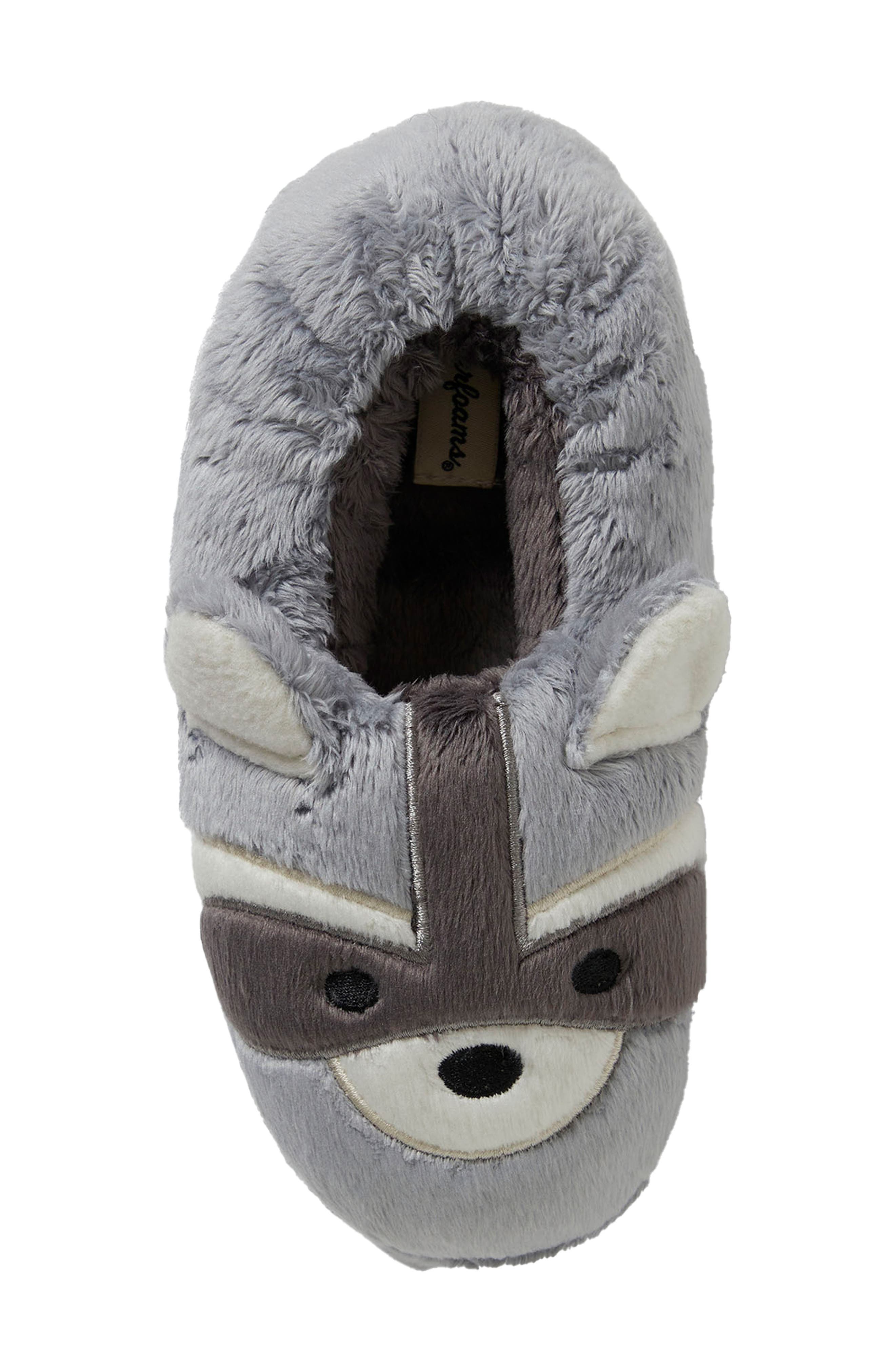 DEARFOAMS Kids' Emery Critter Faux Fur Slipper, Alternate, color, 