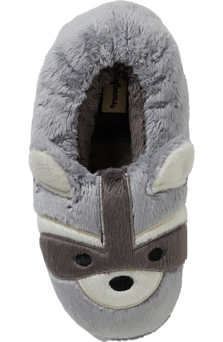 DEARFOAMS Kids' Emery Critter Faux Fur Slipper, Alternate, color,
