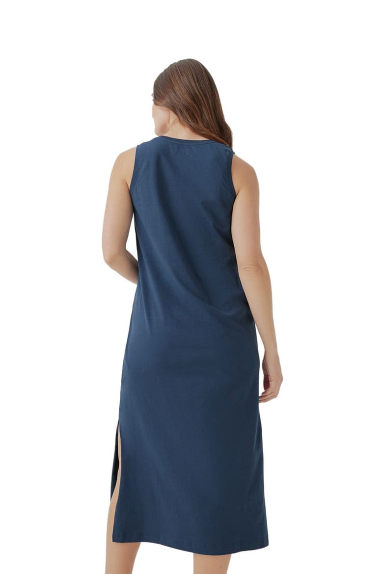 Organic Softspun Tank Midi Dress, Alternate, color, French Navy