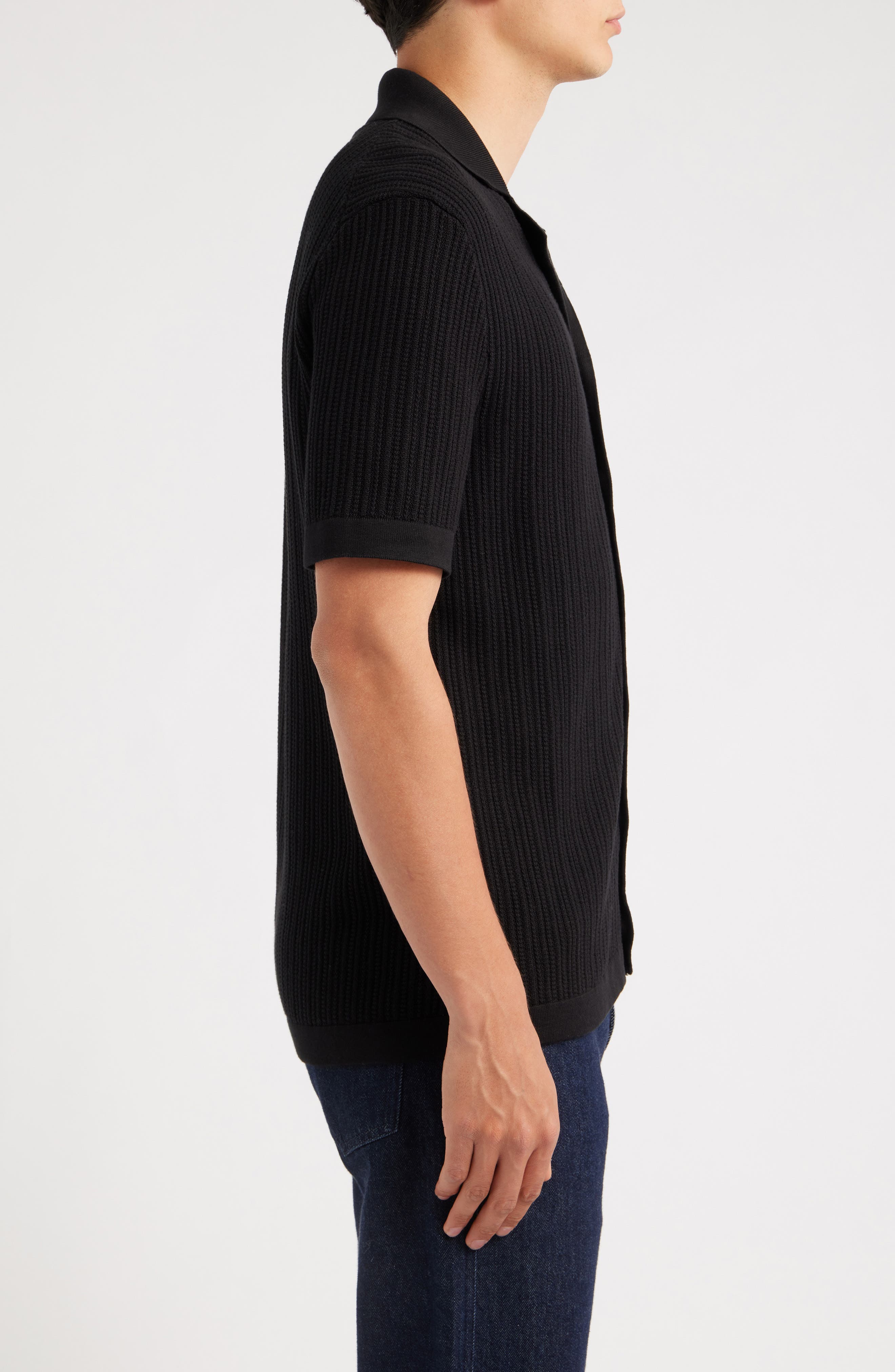 Мужские кардиганы BOSS Lomaro Short Sleeve Cardigan — фото 3