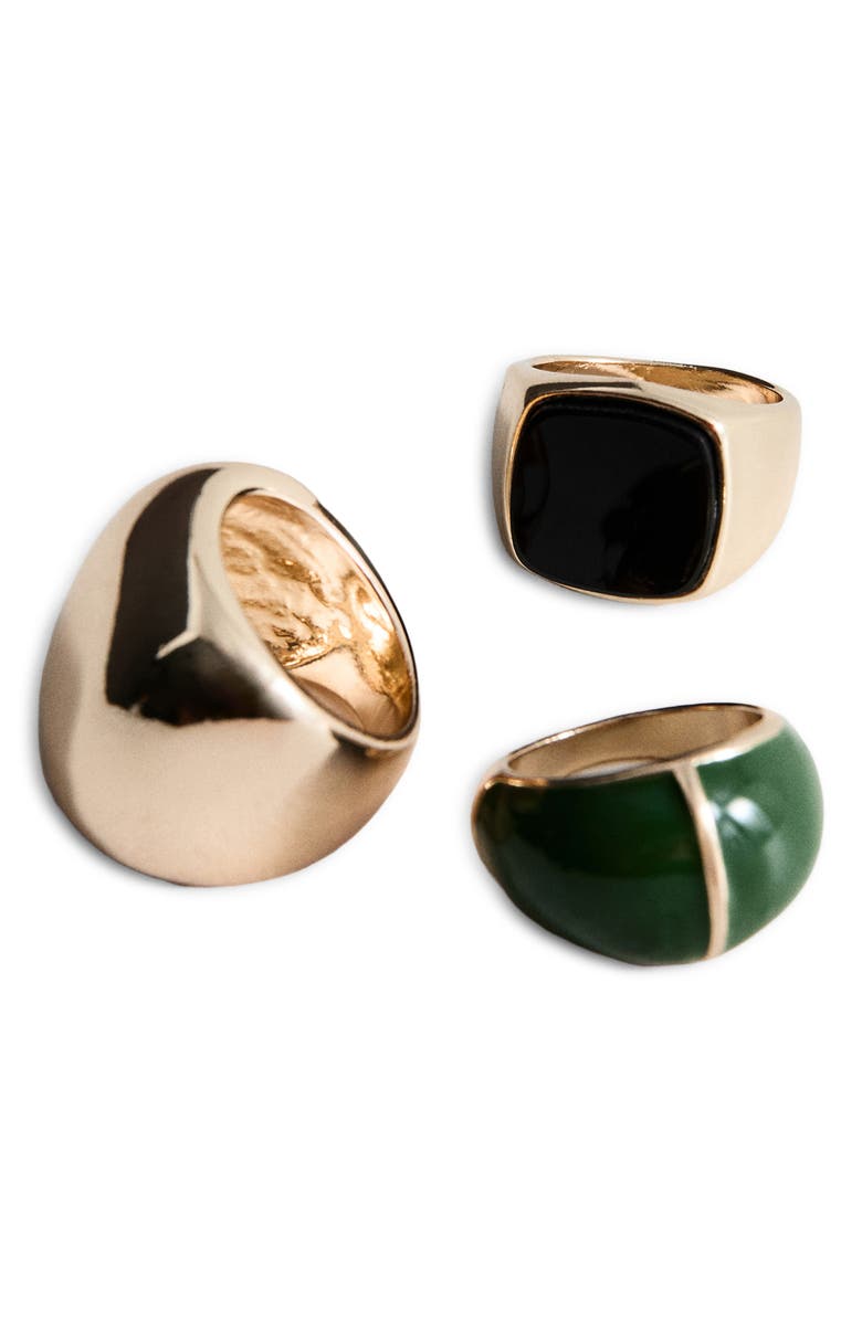 MANGO Set of 3 Rings, Alternate, color, 