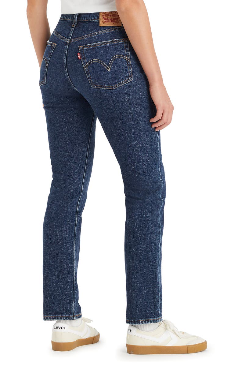Levi's<sup>®</sup> 501<sup>®</sup> High Waist Straight Leg Jeans, Alternate, color, Salsa T3 Authentic No Dx