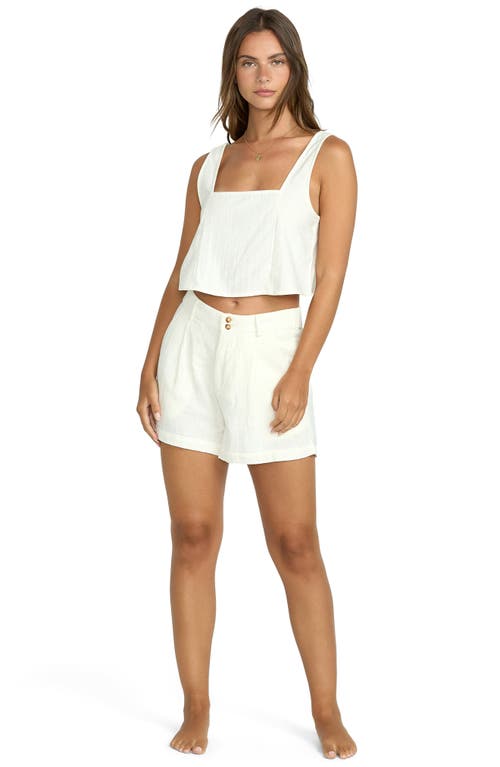 Billabong Open Skies Woven Tank In Salt Crystal In Gray