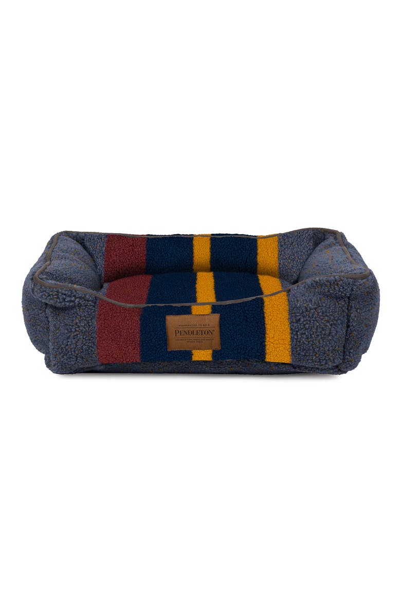 Vintage Camp Fleece Kuddler Pet Bed, Main, color, LAKE