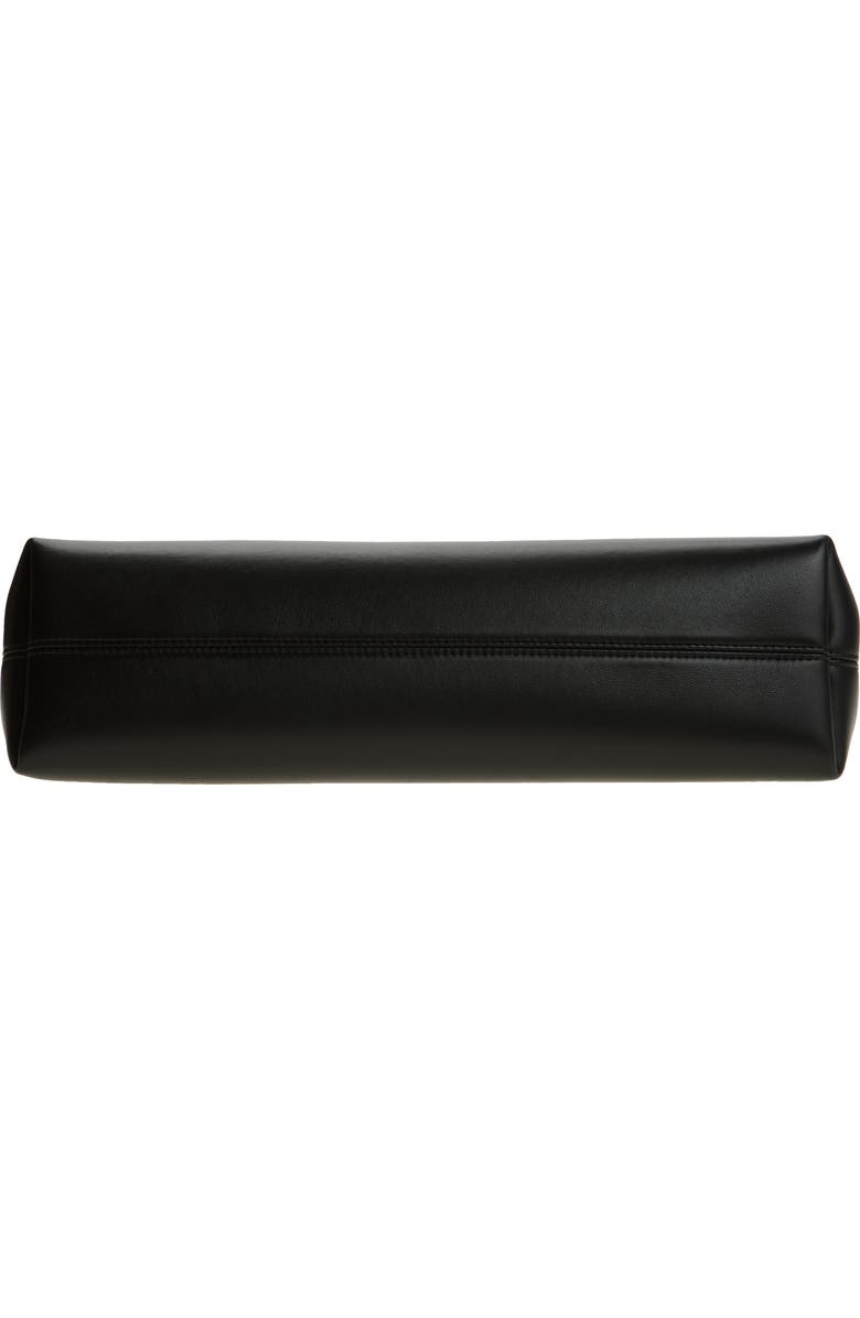 Jacquemus La Pochette Salon Leather Clutch, Alternate, color, Black 990