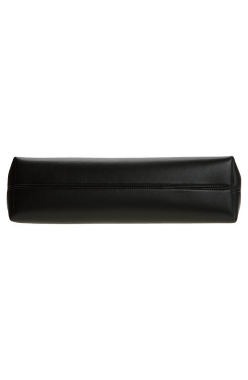 Jacquemus La Pochette Salon Leather Clutch In Black