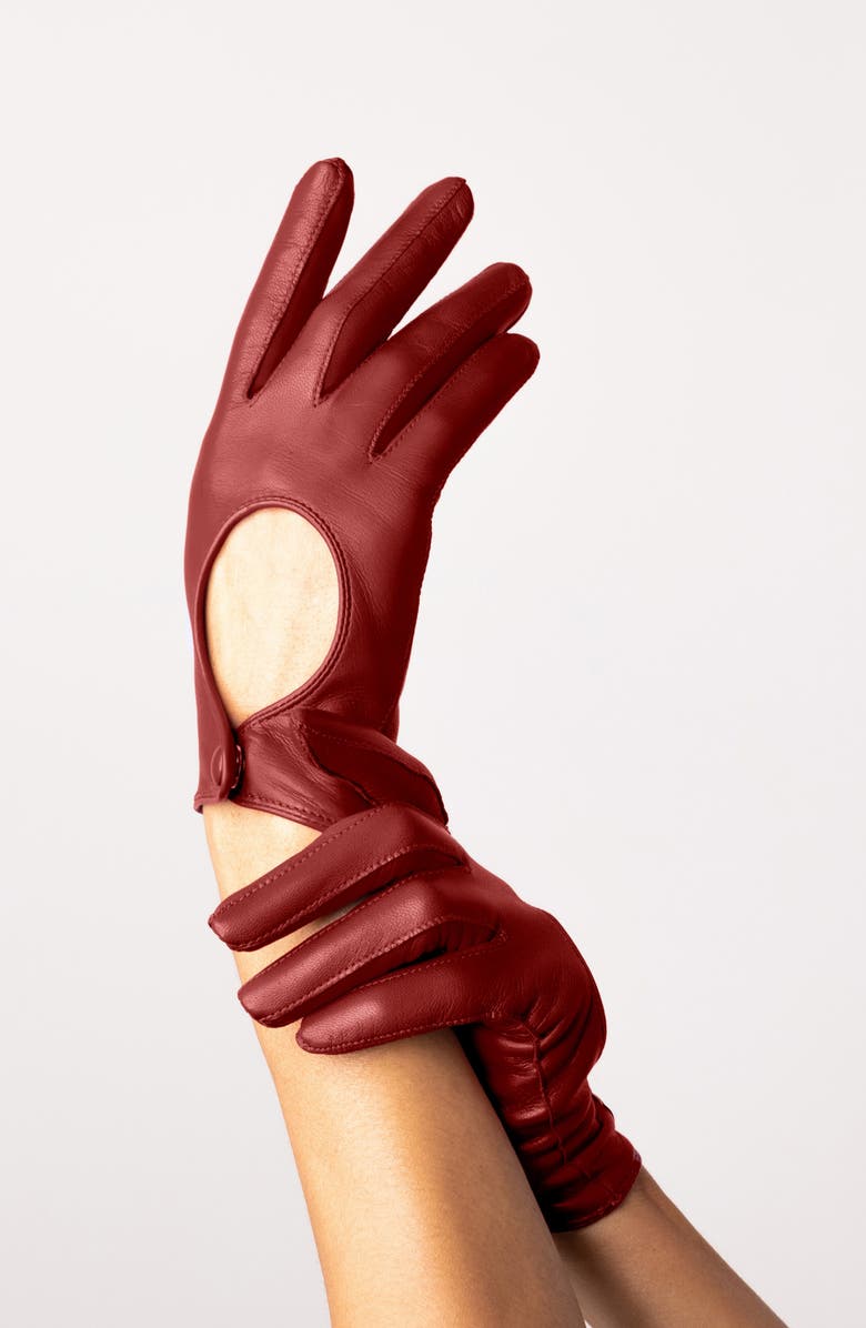 Seymoure Leather Driving Gloves, Alternate, color, 